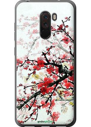 Чохол на xiaomi pocophone f1 квітучий кущ "831u-1556-2448"