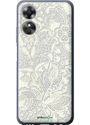 Чехол на oppo a17 белое кружево "4383u-2954-2448"