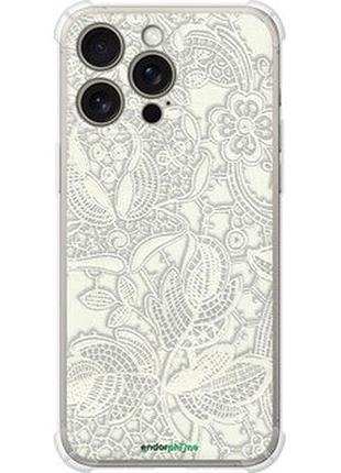 Чехол на iphone 15 pro max белое кружево "4383sp-3098-2448"