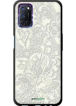 Чехол на oppo a72 белое кружево "4383b-2011-2448"