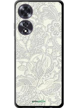 Чехол на oppo a60 4g белое кружево "4383b-3702-2448"