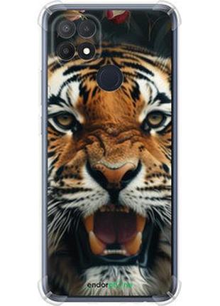 Чехол на oppo a15s тигровое величие "6080sp-2527-2448"
