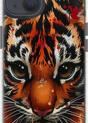 Чехол на iphone 13 mini tiger "6052pc-2374-2448"