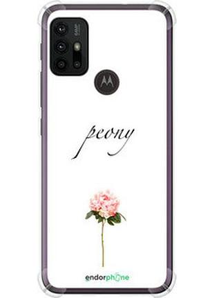 Чехол на motorola moto g30 пион "4366sp-2320-2448"