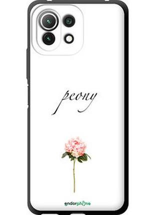 Чохол на xiaomi mi 11 lite півонія "4366b-2281-2448"