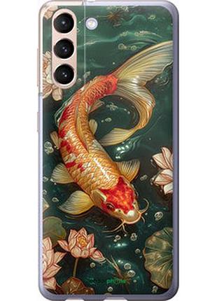 Чехол на samsung galaxy s21 мелодия лотоса "6106u-2114-2448"