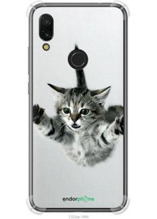 Чехол на xiaomi redmi 7 летящий котёнок "2322sp-1669-2448"