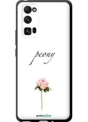 Чехол на huawei honor 30 pro пион "4366b-1920-2448"