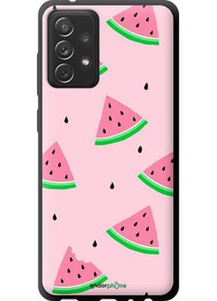 Чехол на samsung galaxy a72 a725f розовый арбуз "4314b-2247-2448"