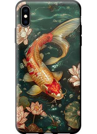 Чехол на iphone xs max мелодия лотоса "6106b-1557-2448"