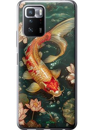Чехол на xiaomi poco x3 gt мелодия лотоса "6106u-2511-2448"