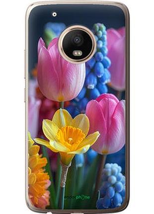 Чохол на motorola moto g5 plus весняні квіти "6058u-1038-2448"