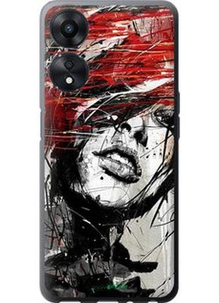 Чохол на oppo a58 5g обличчя дівчини "1162u-2950-2448"
