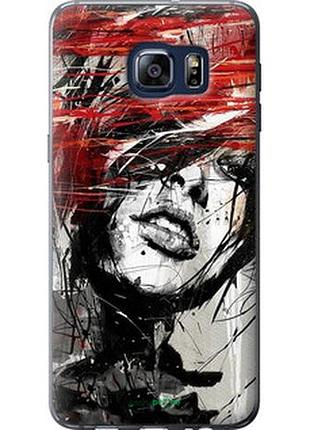 Чохол на samsung galaxy s6 edge plus g928 обличчя дівчини "1162u-189-2448"