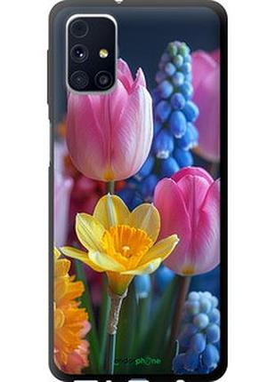 Чохол на samsung galaxy m31s m317f весняні квіти "6058b-2055-2448"
