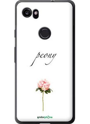 Чехол на google pixel 2 xl пион "4366u-1643-2448"