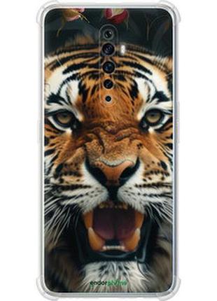 Чехол на oppo reno 2z тигровое величие "6080sp-1867-2448"