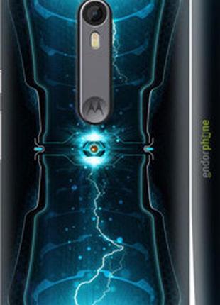 Чехол на motorola moto x style молнии в цилиндре "120c-455-2448"