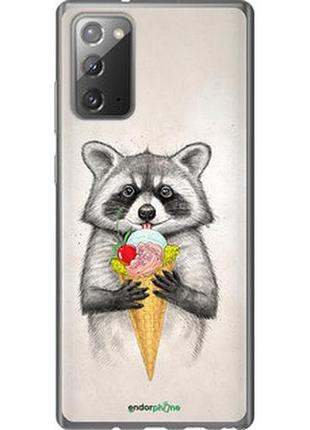 Чохол на samsung galaxy note 20 єнотик з морозивом "4602t-2036-2448"
