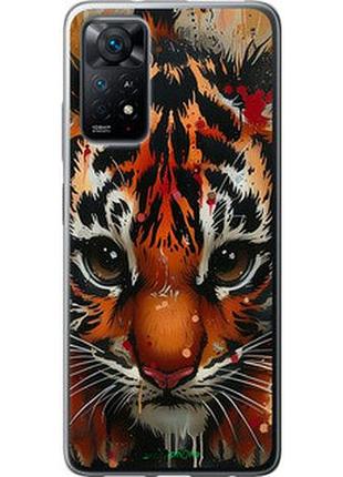 Чехол на xiaomi redmi note 11 mini tiger "6052u-2516-2448"
