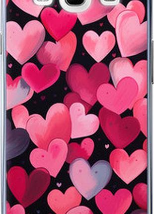 Чехол на samsung galaxy s3 duos i9300i сердечки 4 "5662u-50-2448"