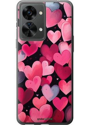 Чехол на oneplus nord 2t сердечки 4 "5662u-2640-2448"