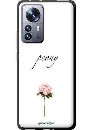 Чехол на xiaomi 12 pro пион "4366b-2560-2448"