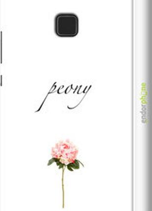 Чехол на huawei p9 lite пион "4366m-298-2448"