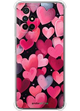 Чехол на xiaomi redmi 10 сердечки 4 "5662sp-2488-2448"