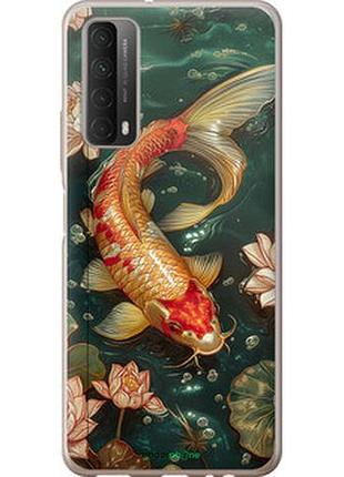 Чехол на huawei p smart 2021 мелодия лотоса "6106u-2100-2448"