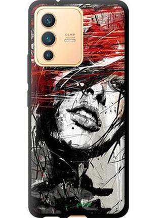 Чохол на vivo v23 обличчя дівчини "1162b-2642-2448"