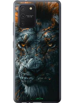 Чехол на samsung galaxy s10 lite 2020 пламенный лев "6153u-1851-2448"
