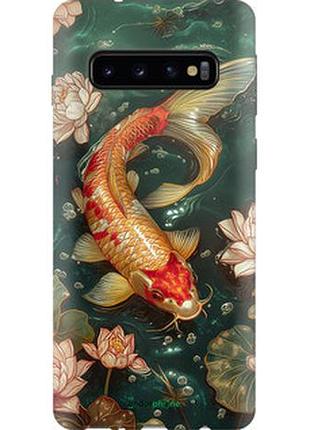 Чехол на samsung galaxy s10 мелодия лотоса "6106sp-1640-2448"