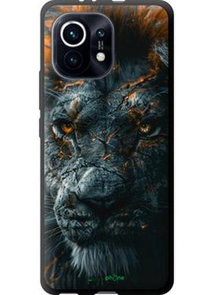 Чехол на xiaomi mi 11 пламенный лев "6153b-2253-2448"