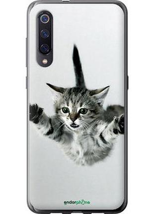Чехол на xiaomi mi9 летящий котёнок "2322t-1648-2448"