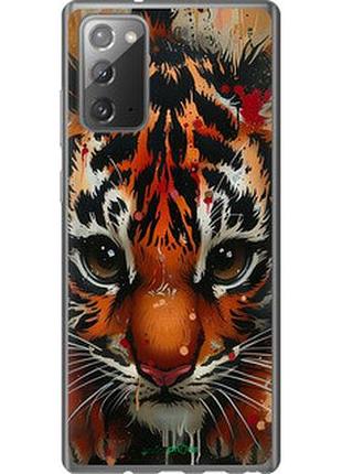 Чехол на samsung galaxy note 20 mini tiger "6052u-2036-2448"