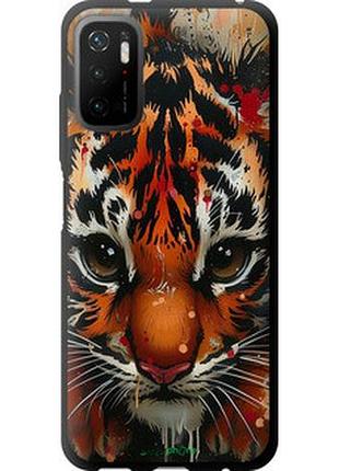 Чехол на xiaomi redmi note 10t mini tiger "6052b-2484-2448"