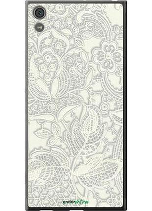 Чехол на sony xperia xa1 ultra g3212 белое кружево "4383u-1237-2448"
