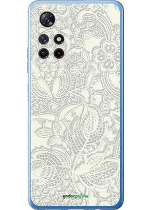 Чехол на xiaomi poco m4 pro 5g белое кружево "4383u-3851-2448"