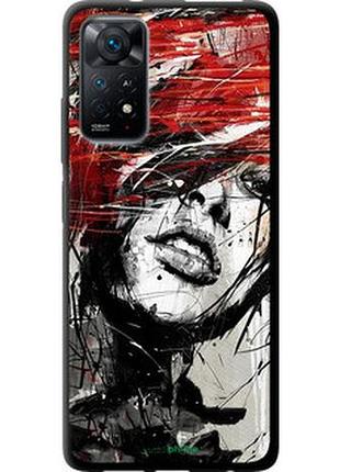 Чехол на xiaomi redmi note 11 лицо девушки "1162b-2516-2448"
