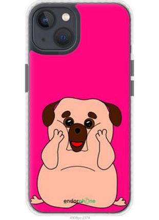 Чехол на iphone 13 весёлый мопс "4908pm-2374-2448"