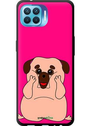 Чехол на oppo a93 весёлый мопс "4908b-2185-2448"