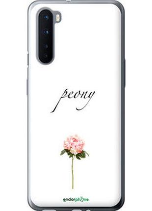 Чехол на oneplus nord пион "4366u-2046-2448"