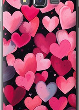 Чехол на samsung galaxy j7 j700h сердечки 4 "5662u-101-2448"