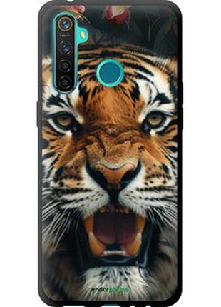 Чехол на realme 5 pro тигровое величие "6080b-1861-2448"