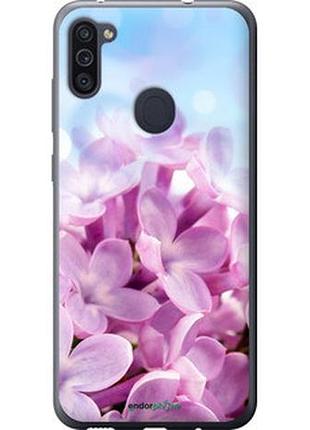Чехол на samsung galaxy m11 m115f сирень "527t-1905-2448"
