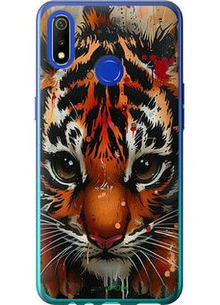 Чехол на realme 3 mini tiger "6052u-1869-2448"