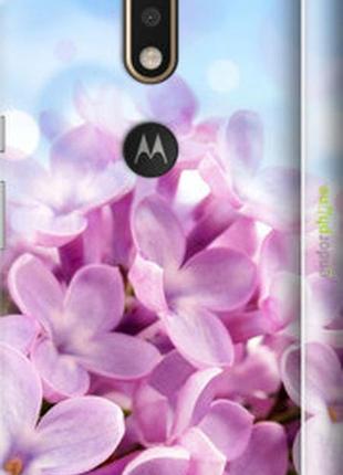 Чехол на motorola moto g4 plus сирень "527m-953-2448"