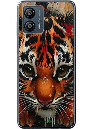 Чехол на motorola moto g53 mini tiger "6052u-3047-2448"