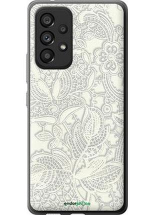 Чохол на samsung galaxy a53 a536e біле мереживо "4383u-2585-2448"